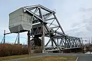 Skansen Bridge in closed position