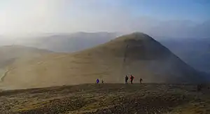 Skiddaw little man from the Keswick path