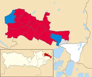 2021 results map