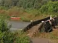 Sluice gate in Aldona Goa for fishing