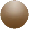 Brown snooker ball