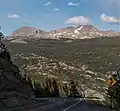 Snowden Peak to left. West aspect, from near Coal Bank Pass