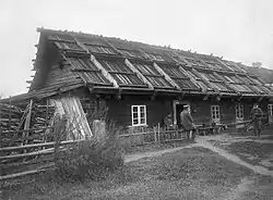 Livonian homestead in Jaunciems in 1902.