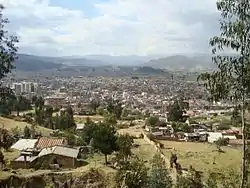 View of Sogamoso in the Iraca Valley