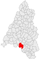 Location in Bihor County