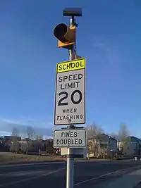 Solar Energy Powered School Traffic Light