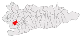 Location in Călărași County