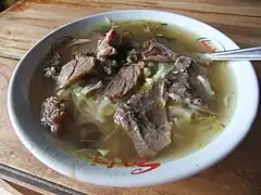 Soto Sapi, beef soto from Yogyakarta