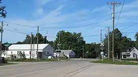 Looking west along E. Boardman Road