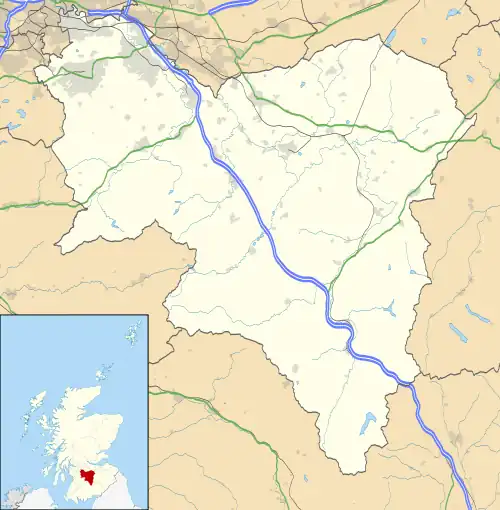 Thorntonhall is located in South Lanarkshire