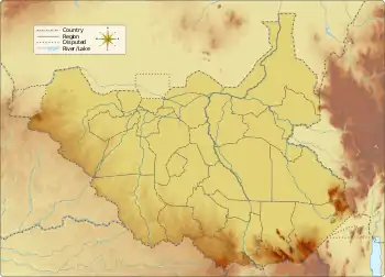 Block 5A, South Sudan is located in South Sudan