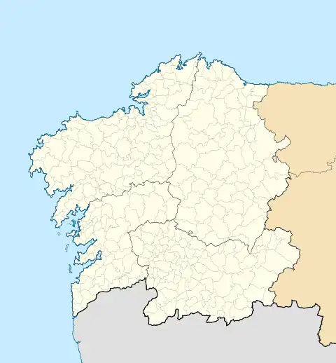 Pindo is located in Galicia