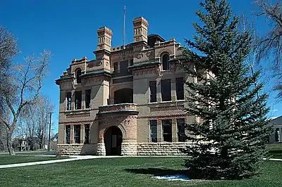 Old Spring City schoolhouse, April 2005