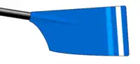 Image showing the rowing club's blade colours