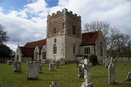 Image 67St John the Baptist Church, Boldre in the New Forest (from Portal:Hampshire/Selected pictures)