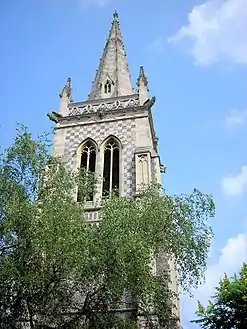 St Mary-le-Tower, Ipswich, a new church by Phipson on the site of a medieval one.