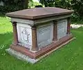 The Smyth family tomb in the churchyard