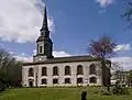 Church from the south showing St Paul's Square