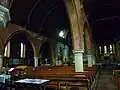 St Thomas's Church, Islington, 1888–89 by Ewan Christian, view of the interior looking east, showing the broad unified space of nave and chancel