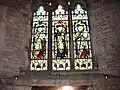 One of the eastformer facing windows in the church.