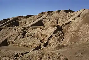 The temple and fortress of Surkh Kotal