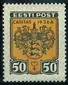 Greater coat of arms of Tallinn on a 1936 stamp