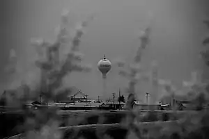 Stand Off community water tower