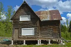 Last standing building in Stanley (June 23, 2007)