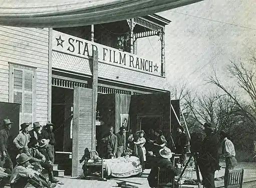 Western filming photo.