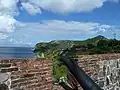 View of the island from Fort Oranje