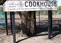 Cookhouse station sign