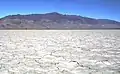 Steens Mountain to the northwest from the Alvord Desert