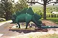 Stegosaurus sculpture in Dinosaur Park