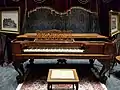 Steinway & Sons square grand piano in the Great Hall of FirstOntario Concert Hall