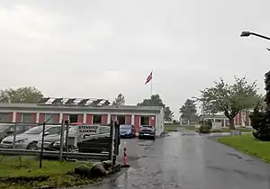 The former Stensved barracks, now parish hall