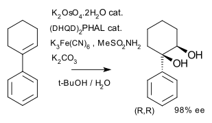 Stereoselective Sharpless oxidation