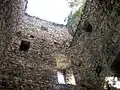 Interior of the tower, looking up