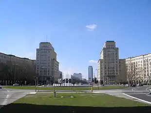 Strausberger Platz, near the western end of the boulevard