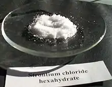 Strontium chloride hexahydrate