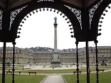 The bandstand looking towards the New Castle