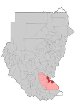 Akobo in South Sudan, after creation of new states