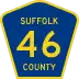 County Route 46 marker