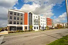 Summit Hall at the Indiana Institute of Technology (Indiana Tech), a student dormitory