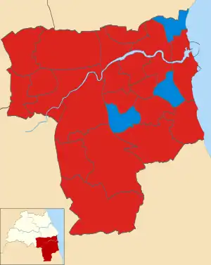 2010 results map