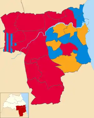 2021 results map