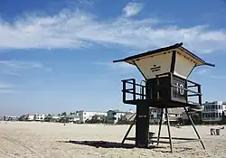 Lifeguard station #10 at Sunset Beach