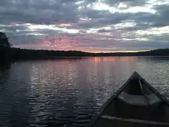 Sunset on Long Pond