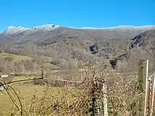 View from Sutherland Road in Creston, NC