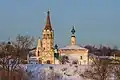 St. Nicholas Church with tented-roof tower