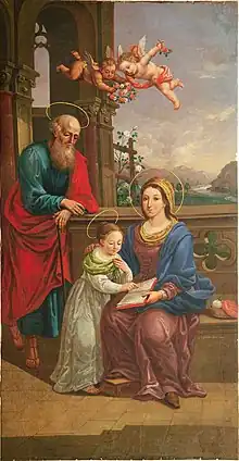 Egartner's painting of Saint Anne